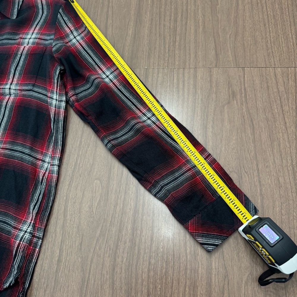 Madewell Red and Black Plaid Button Down‎ Shirt - Picture 10 of 10